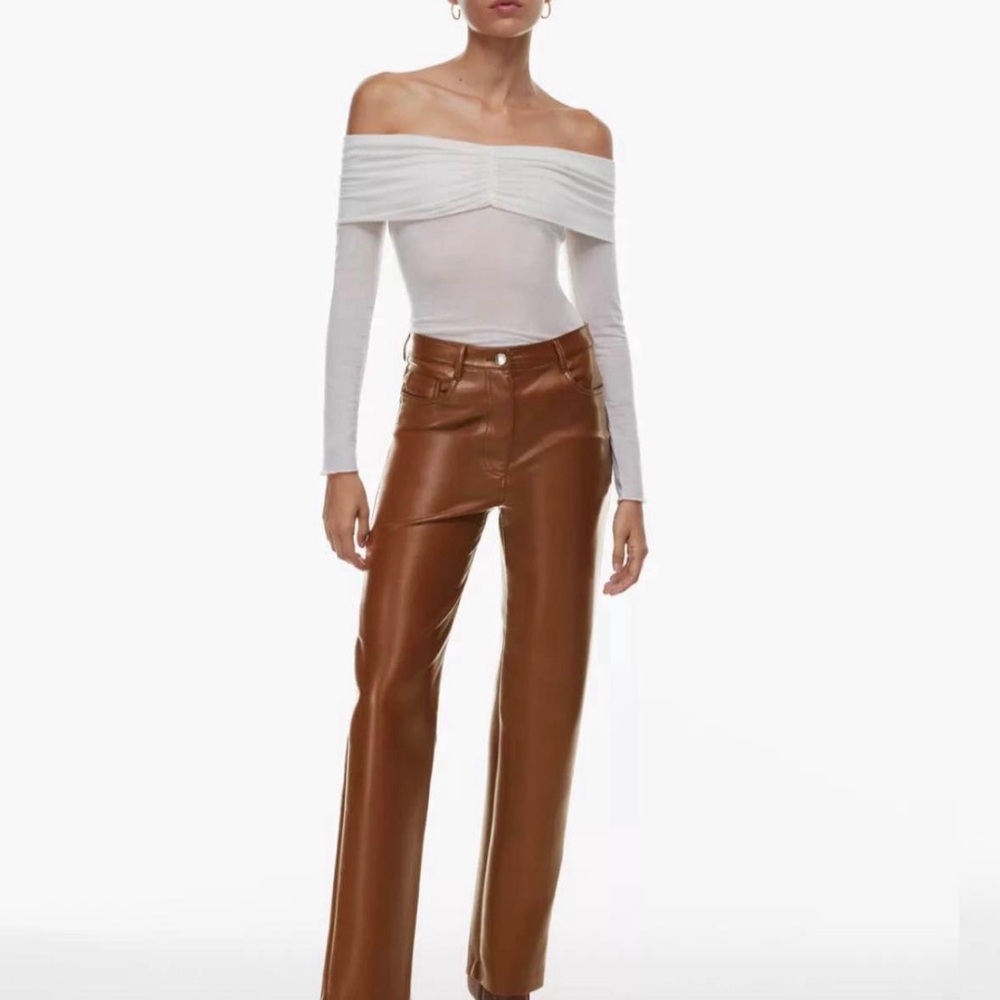 Aritzia Brown Boot Cut Pants